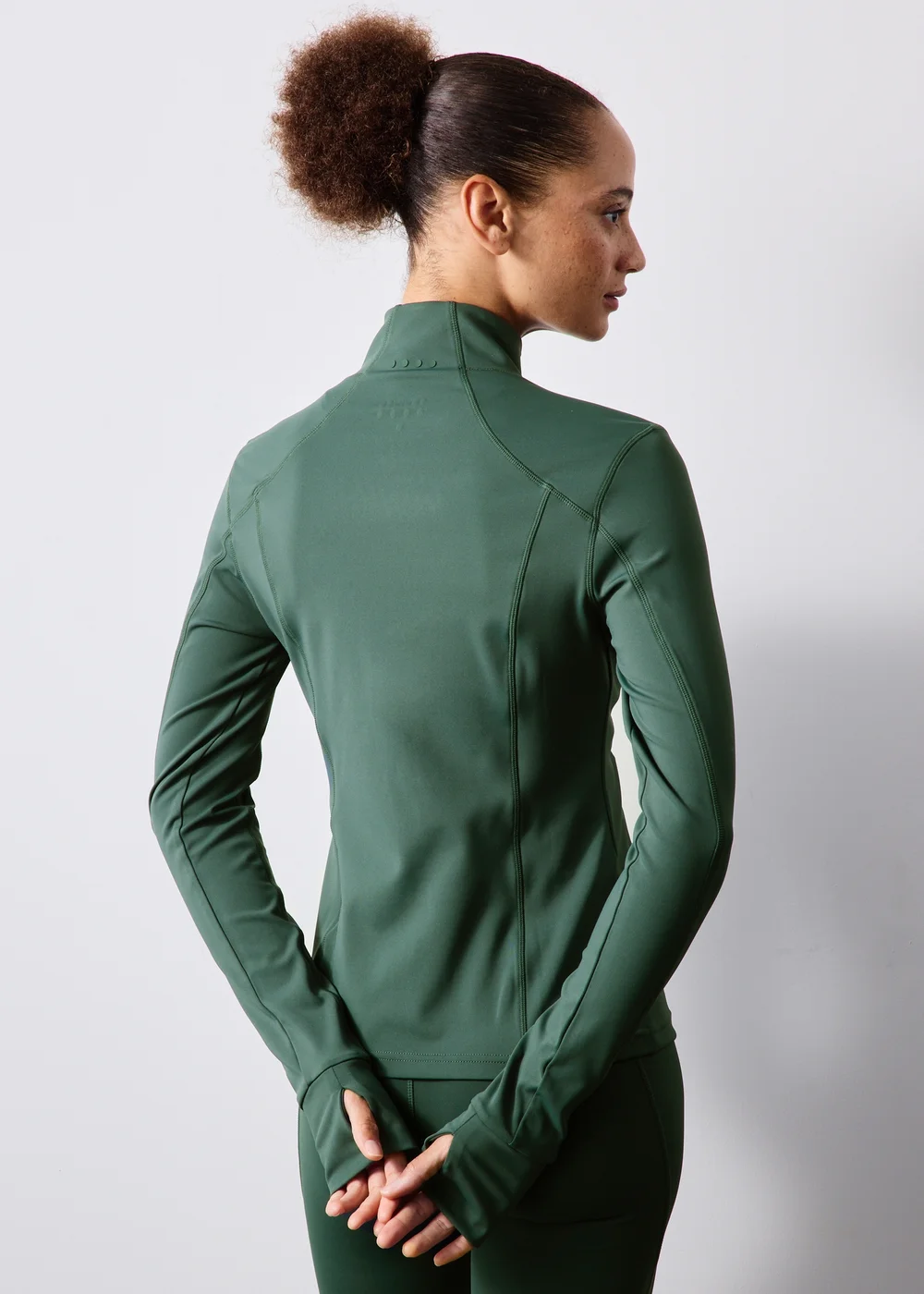 Souluxe Forest Green Zip Up Sports Jacket - 6 Image 2