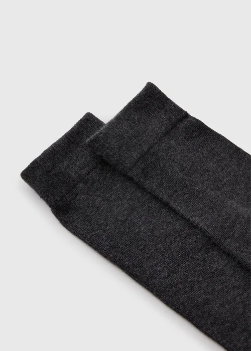 2 Pack Charcoal Knee High Socks - One Size Image 2