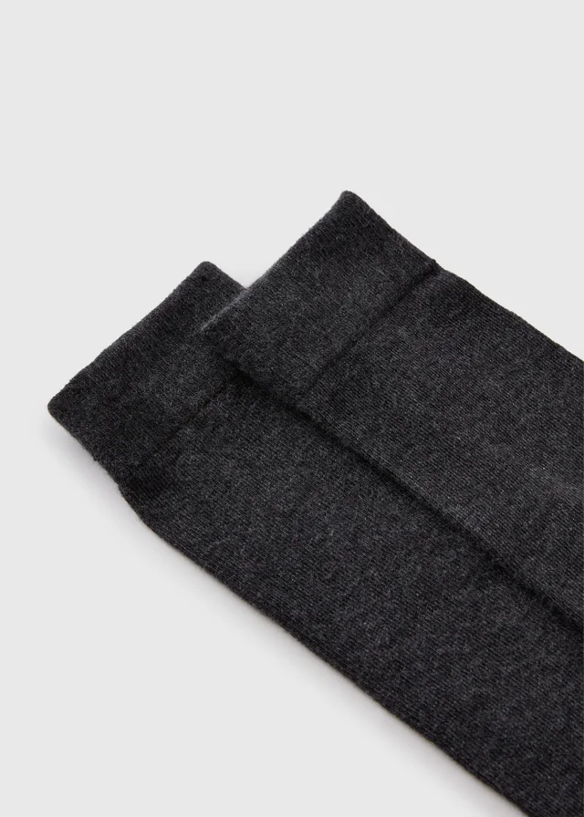 2 Pack Charcoal Knee High Socks