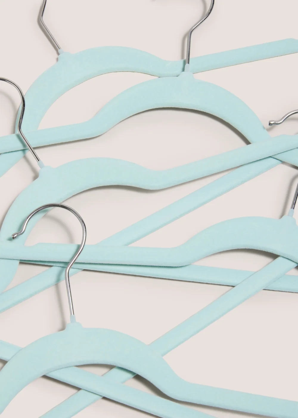 30 Pack Mint Flocked Hangers Image 2