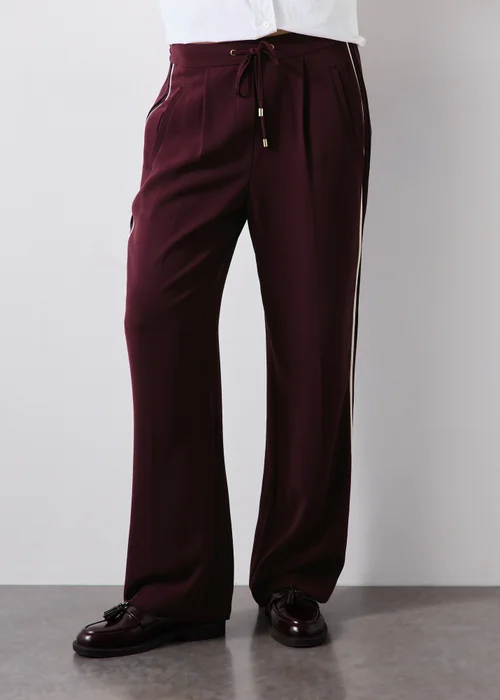 Grape Side Stripe Trousers - 18/L29 Image 2