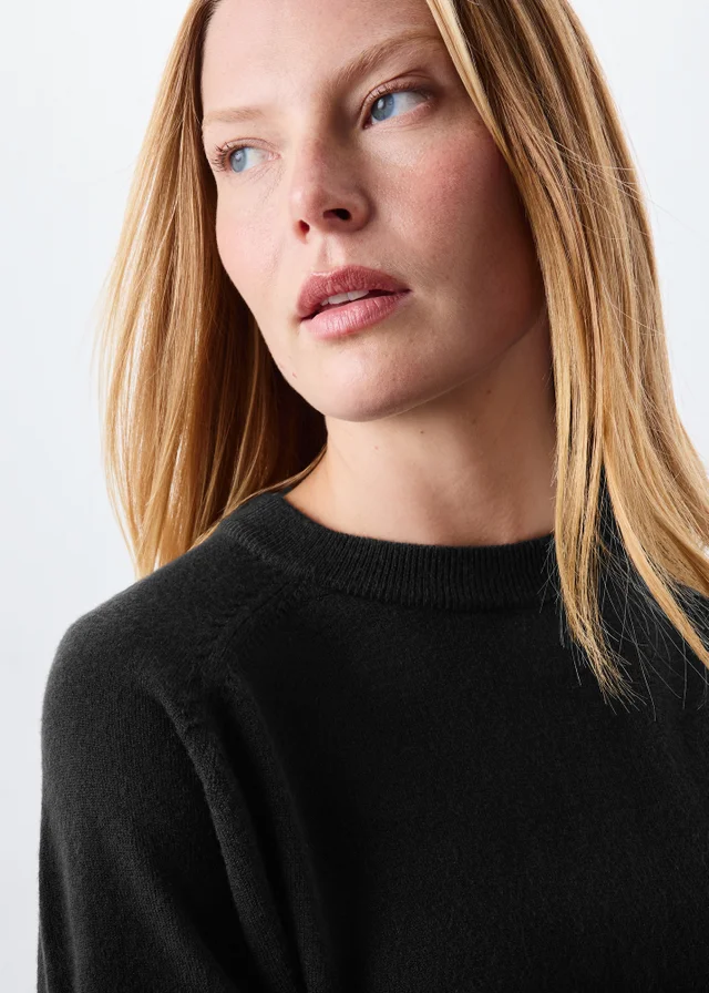 Black Crew Neck Jumper
