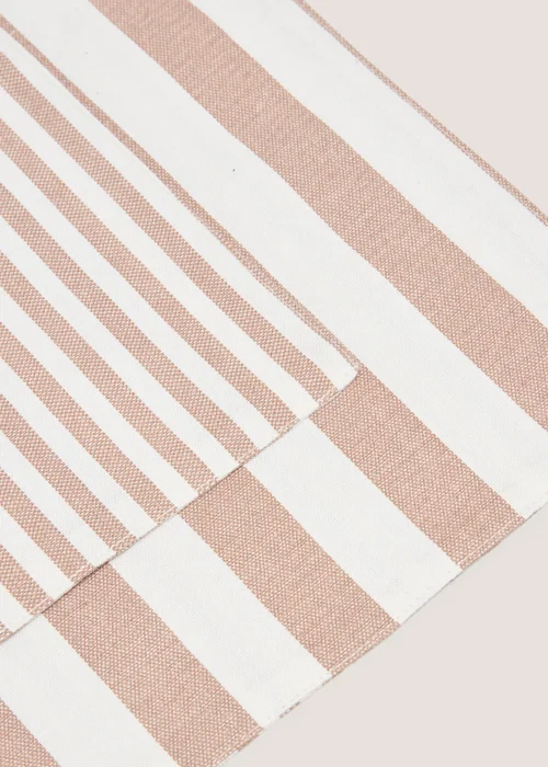 2 Pack Natural Striped Placemats Image 2