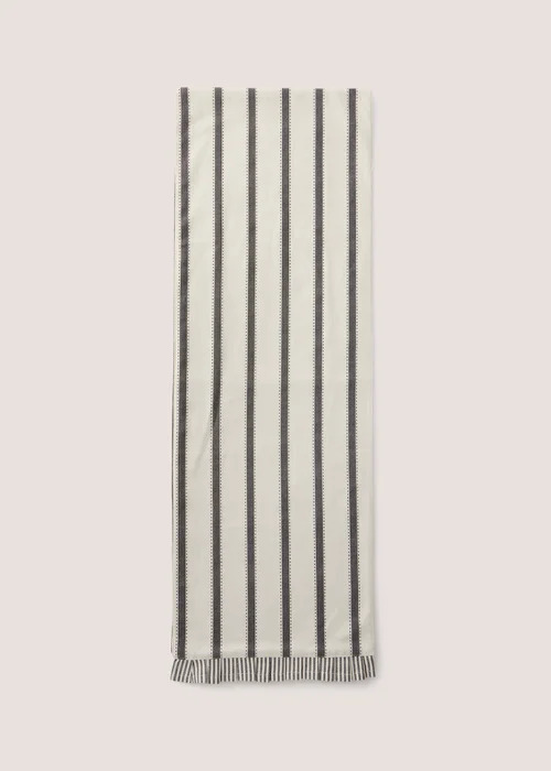 Monochrome Striped Table Runner Image 1