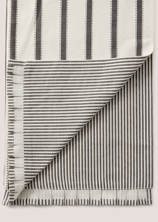 Monochrome Striped Table Runner