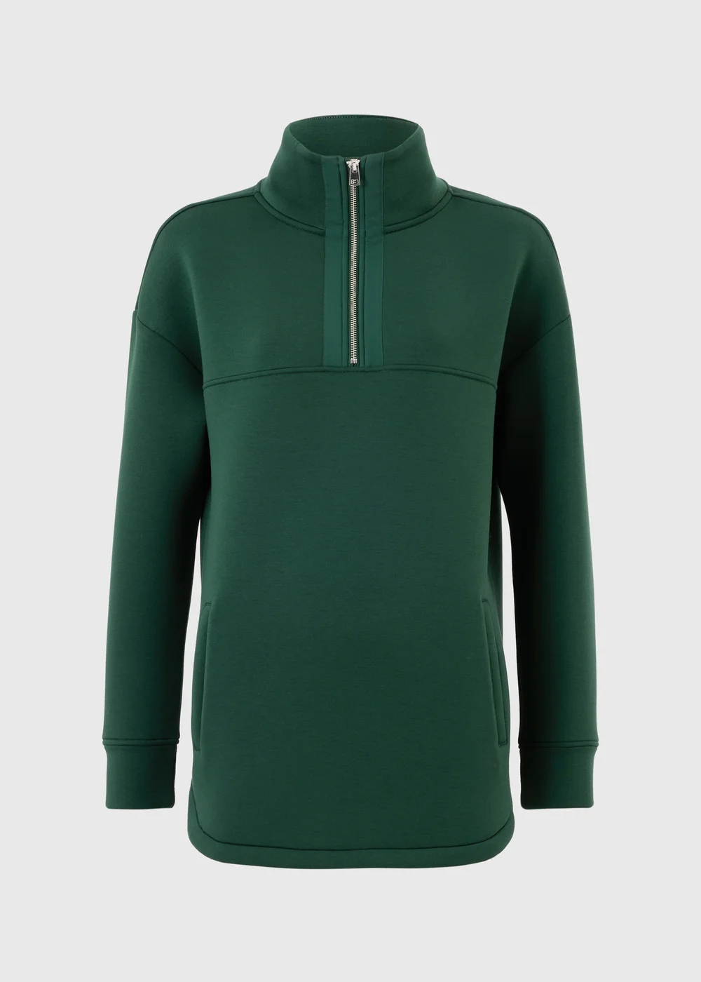 Souluxe Green Scuba Half Zip - XS Image 1