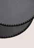 2 Pack Black PVC Round Placemats Image 2