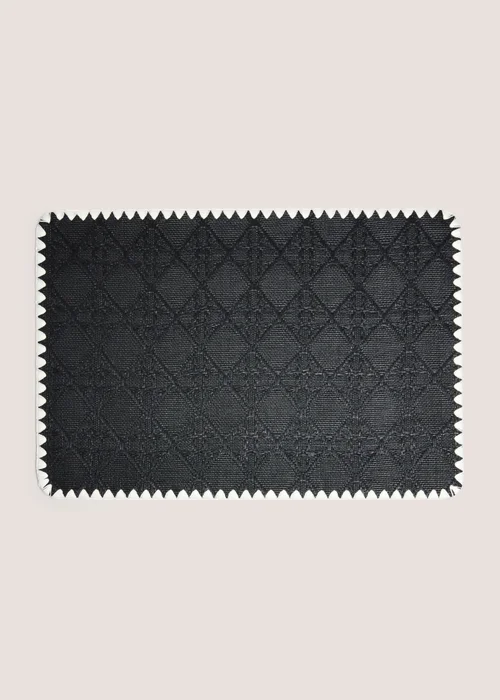 2 Pack Black Stitched Placemats Image 1