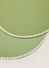 2 Pack Black PVC Round Placemats Image 2