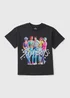 KPop Demon Hunters Girls Charcoal Saja Boys T-Shirt (5-13yrs) - 5-6 Yrs Image 1