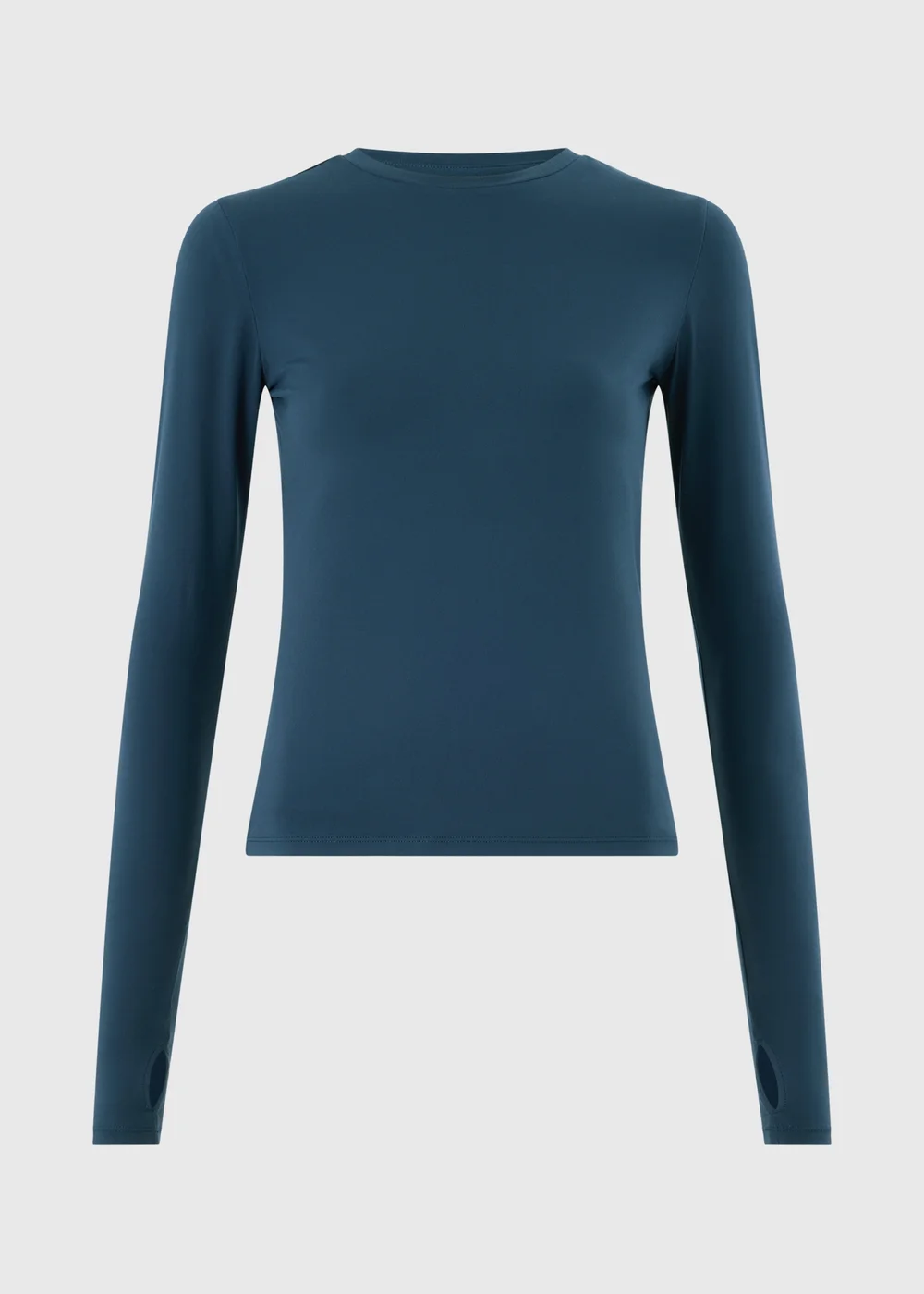 Souluxe Navy Long Sleeve Fitted T-Shirt - 6 Image 5
