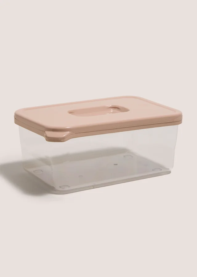 Taupe Plastic Food Tub