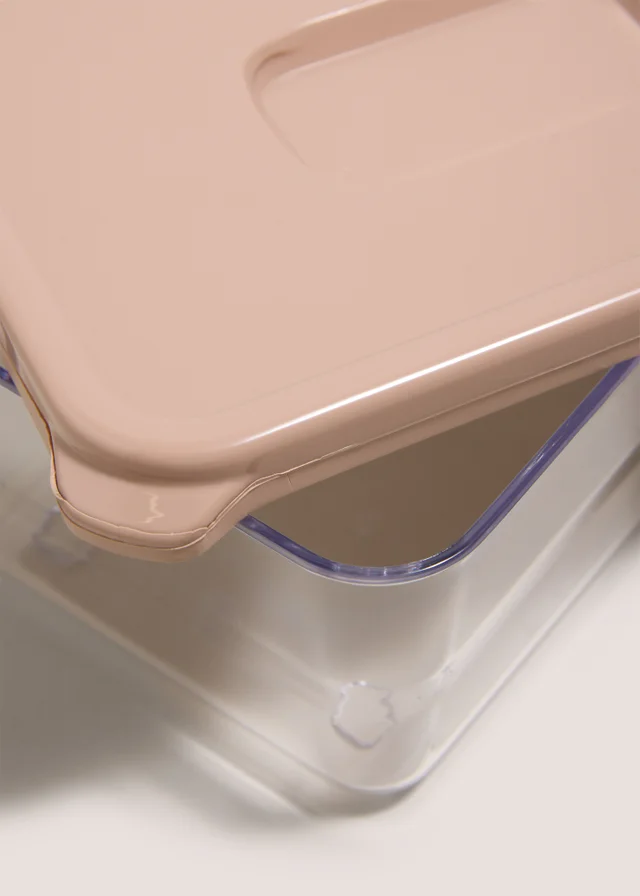 Taupe Plastic Food Tub