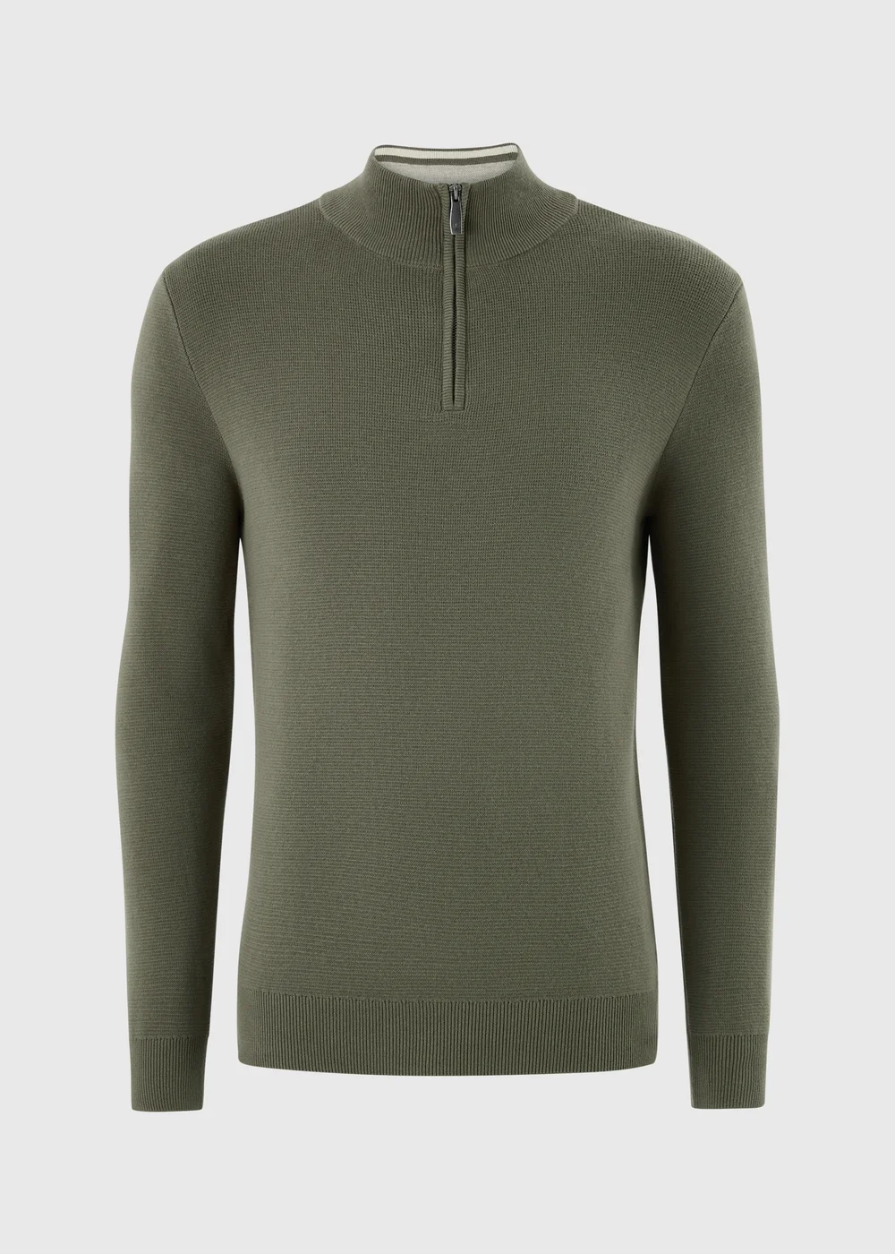 Lincoln Green 1/4 Zip Jumper - S Image 1