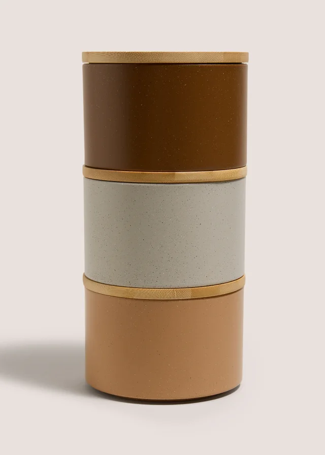 3 Pack Neutral Storage Canisters