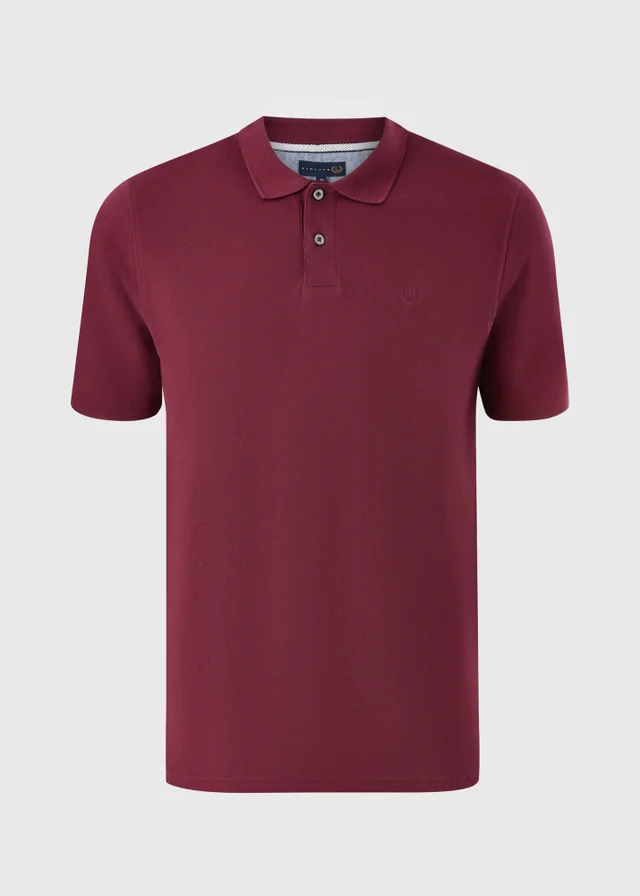 Lincoln Burgundy Plain Polo Shirt