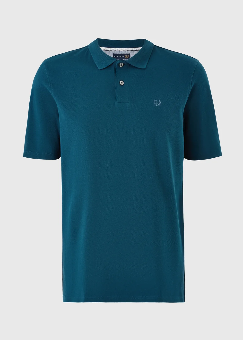 Lincoln Teal Short Sleeve Polo Shirt - S Image 1