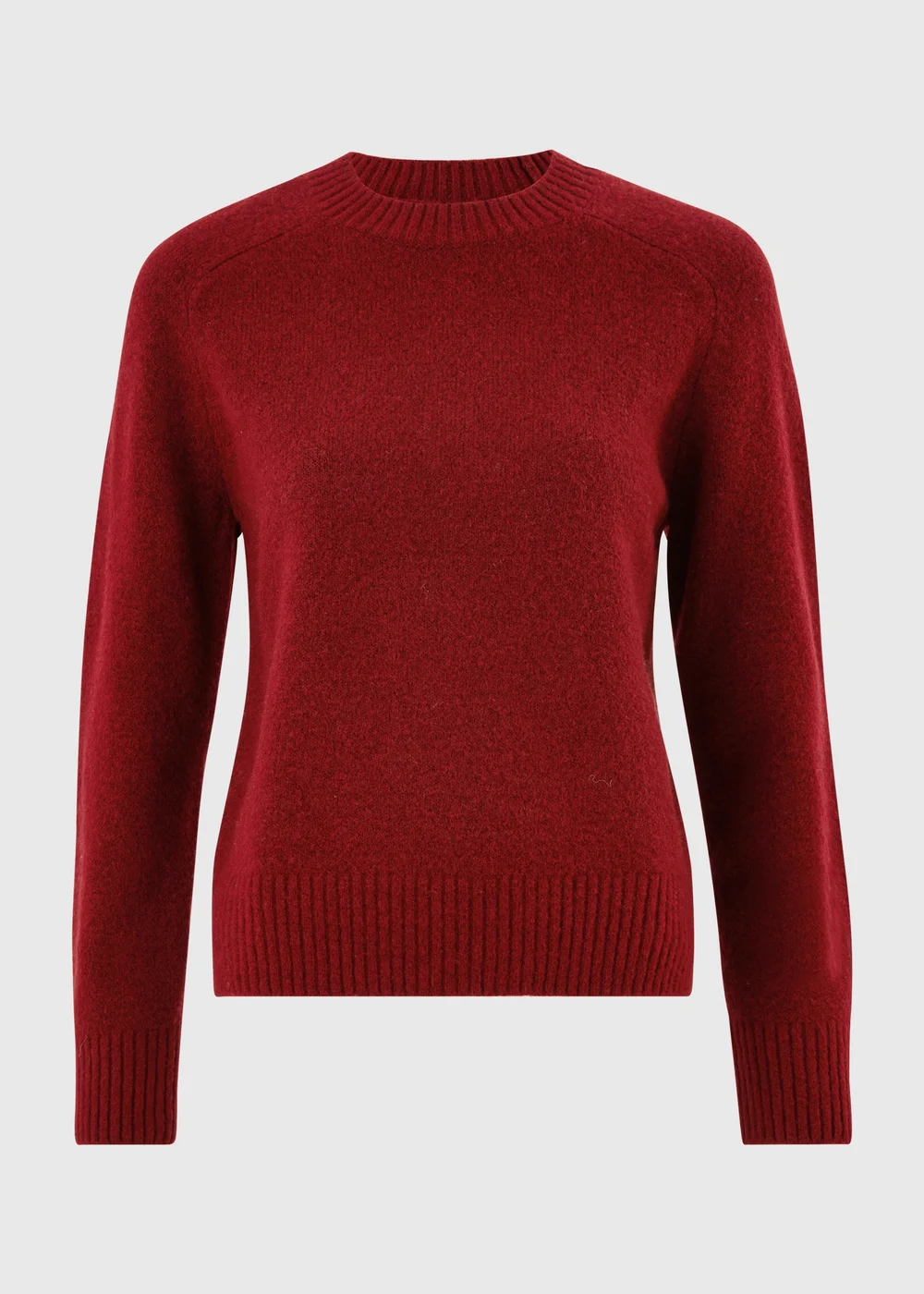 Burnt Red Crew Neck Jumper - XS Image 4