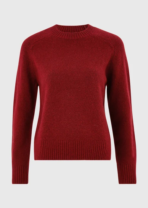 Burnt Red Crew Neck Jumper - XS Image 4