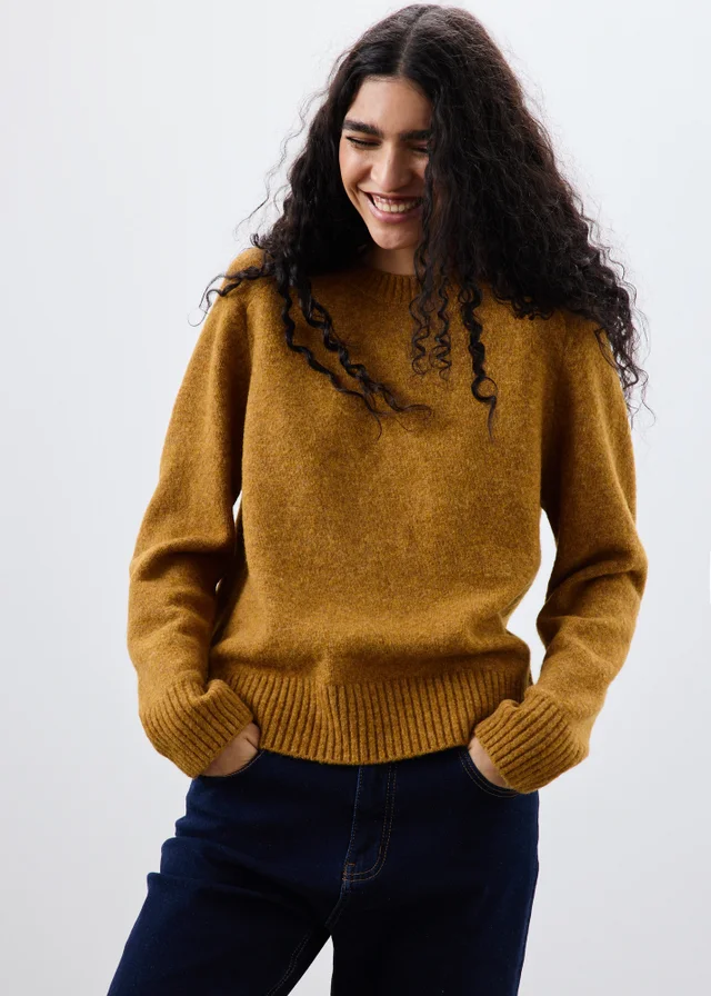 Ochre Crew Neck Jumper