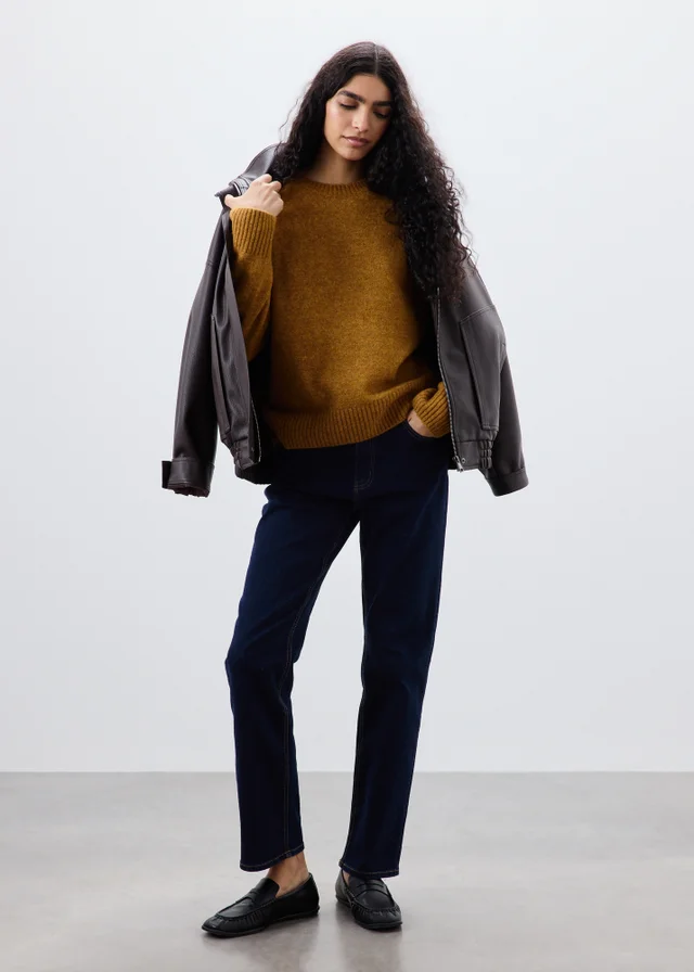 Ochre Crew Neck Jumper