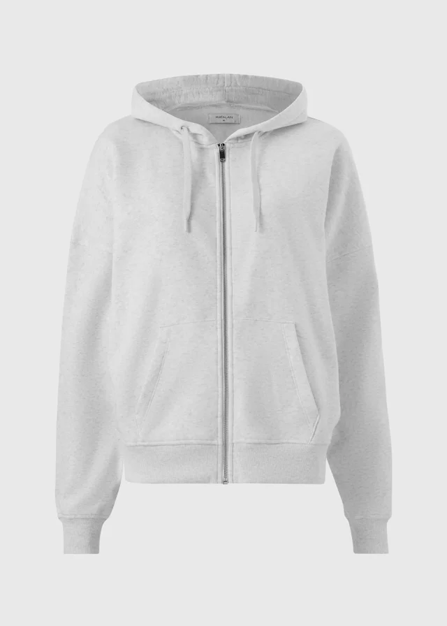 Grey Zip Through Hoodie