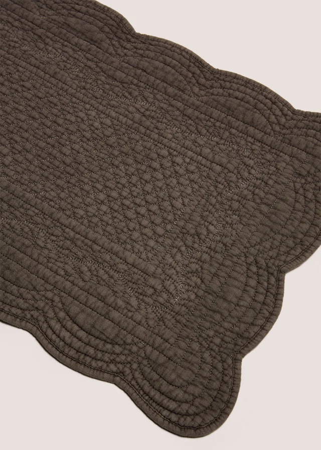 Brown Quilted Table Runner