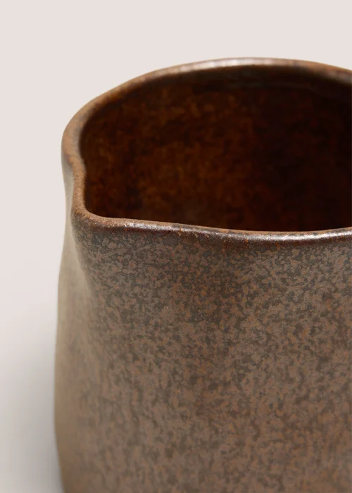 Brown Ceramic Milk Jug Image 2