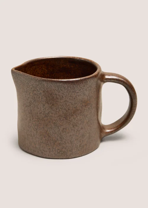Brown Ceramic Milk Jug Image 1