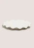 White Wave Dinner Plate Image 1