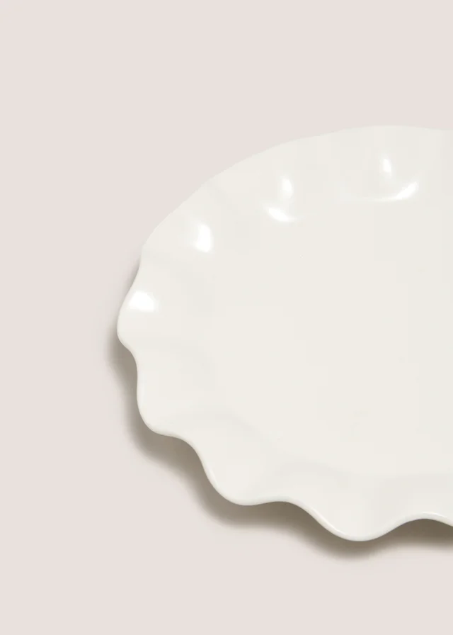 White Wave Side Plate