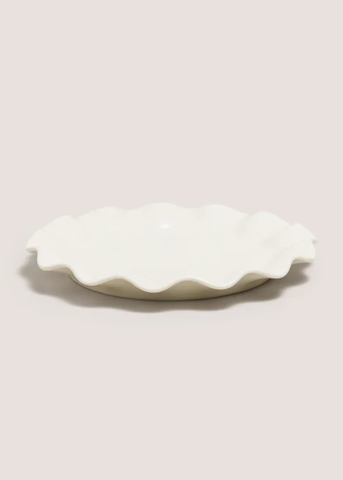 White Wave Side Plate Image 1