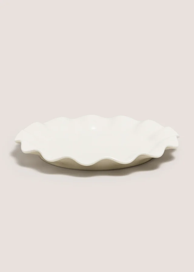 White Wave Side Plate