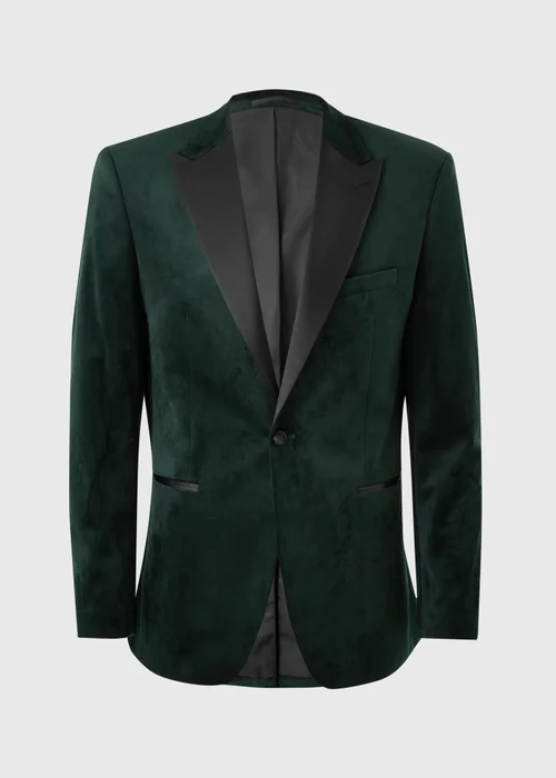 Taylor & Wright Green Velvet Blazer - XS Image 5