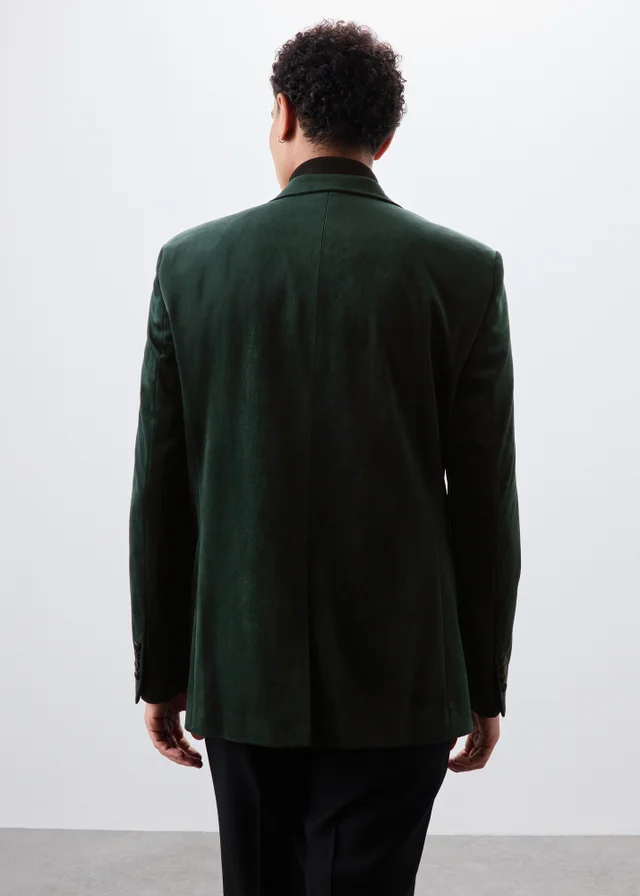 Taylor & Wright Green Velvet Blazer