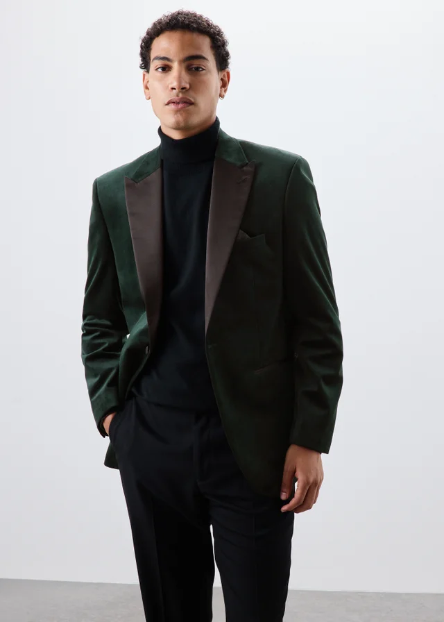 Taylor & Wright Green Velvet Blazer