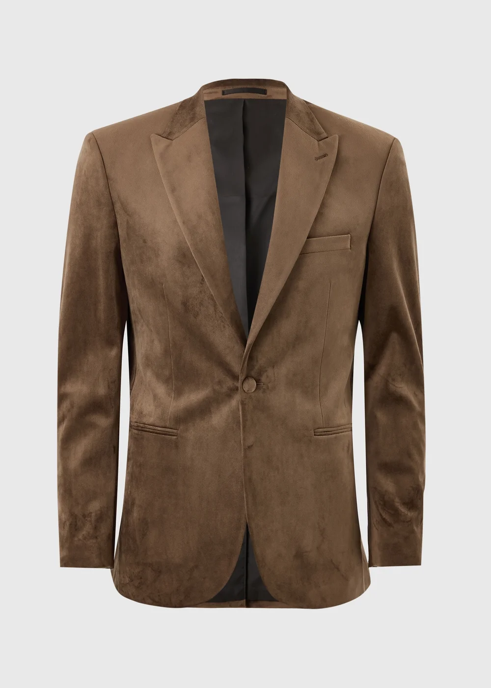 Taylor & Wright Velvet Brown Blazer - XS Image 1