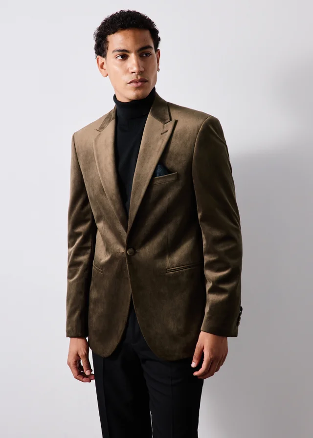 Taylor & Wright Velvet Brown Blazer