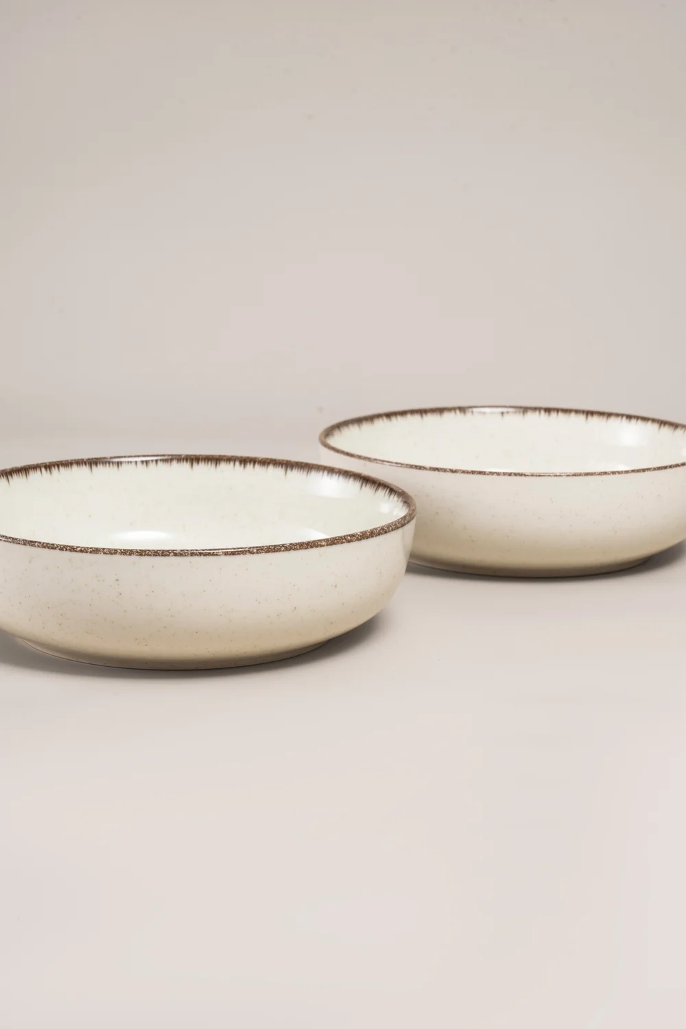 2 Pack Cream Brushed Pasta Set Image 2