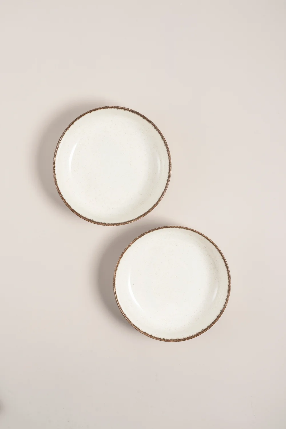 2 Pack Cream Brushed Pasta Set Image 1