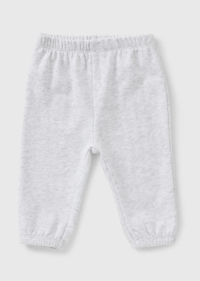 Baby Grey Marl Jogging Bottoms (0-23mths)