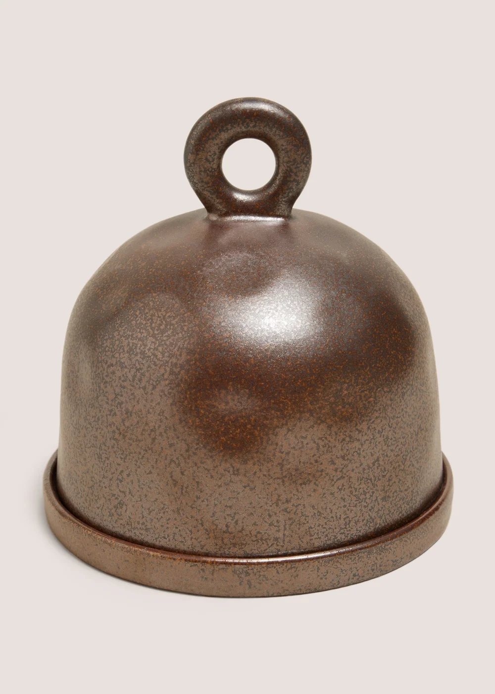 Brown Ceramic Cloche Image 1