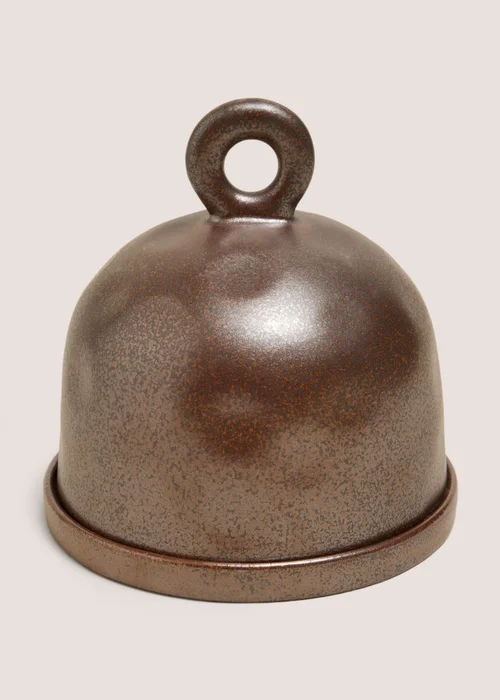 Brown Ceramic Cloche Image 1