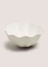 White Wave Bowl Image 1