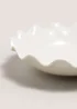 White Wave Pasta Bowl Image 2