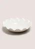 White Wave Pasta Bowl Image 1