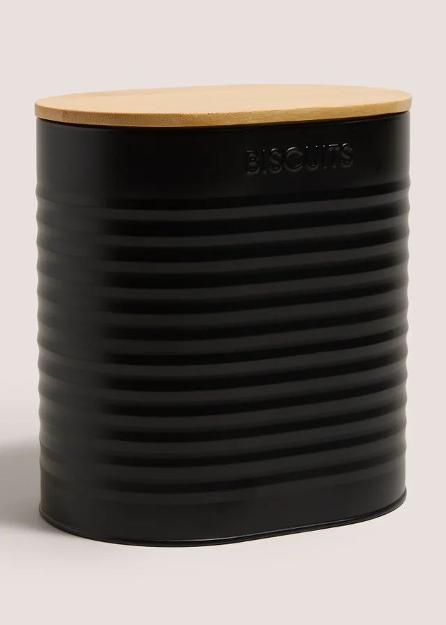 Black Biscuit Tin