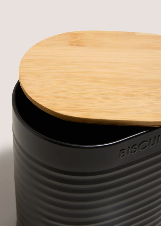 Black Biscuit Tin