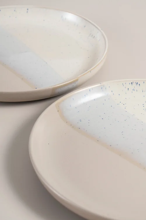 2 Pack Cream Reactive Side Plates Image 2