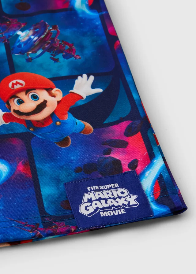 Super Mario Galaxy Boys Blue T-Shirt (4-13yrs)